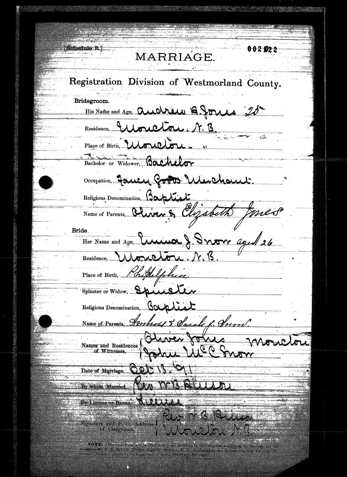Digitized record